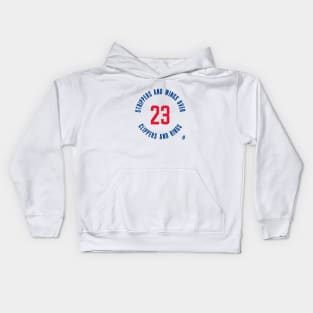 Strippers and Wings Over Clippers and Rings Kids Hoodie